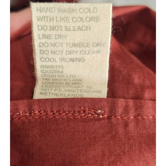 Anthropologie Cottagecore Boho Babydoll Puff Sleeve Red NWT‎ Wedding Prom Med - Picture 6 of 10